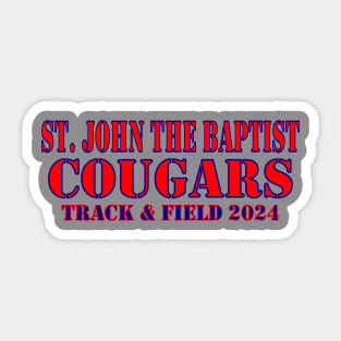 SJB Cougars T&F 2024 Sticker